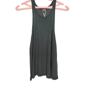 Free People Grey Sleeveless Tank Top Women's Sz. L
